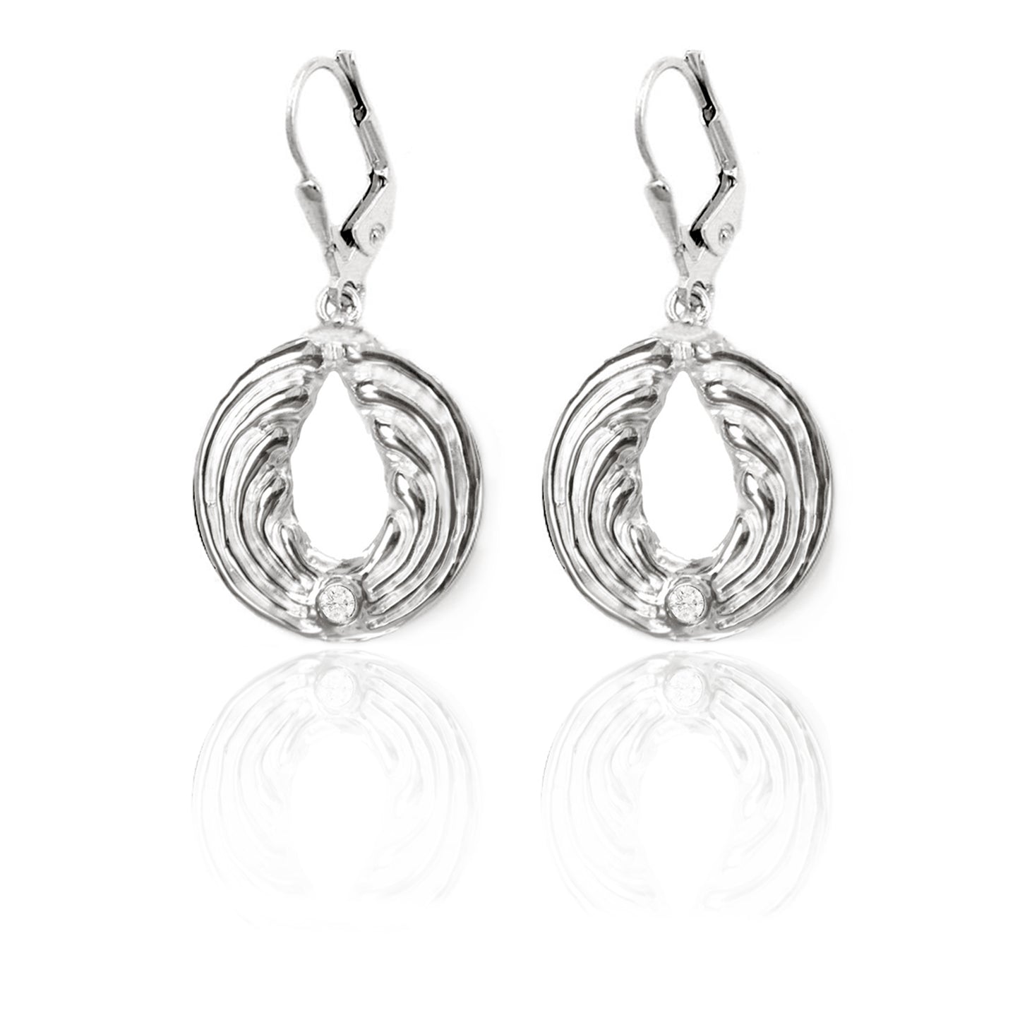 Angel earrings silver