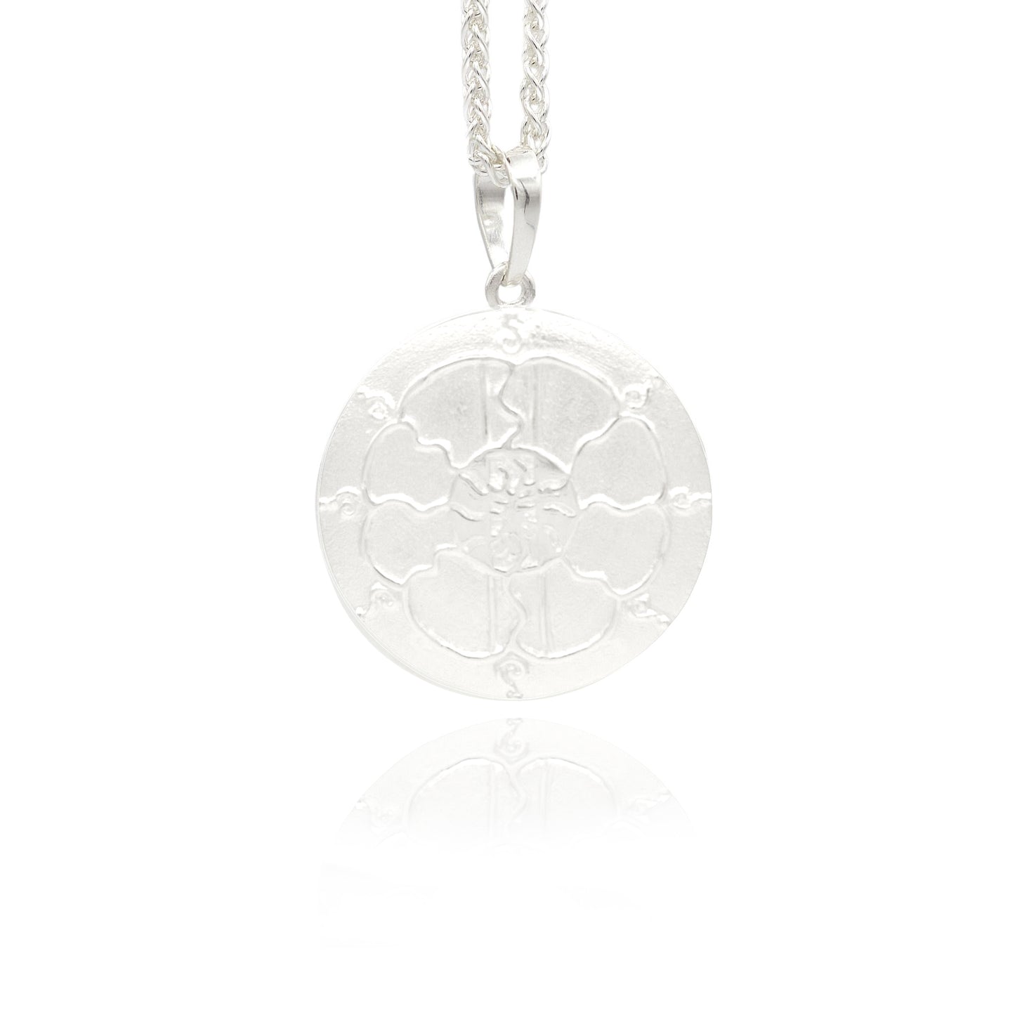 Gemini Zodiac Sign Pendant - Silver