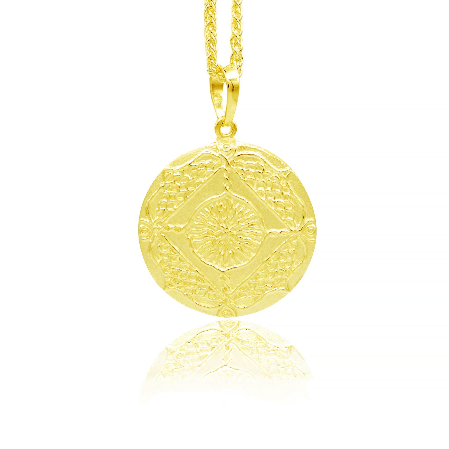 Sagittarius Zodiac Sign Pendant - Gold