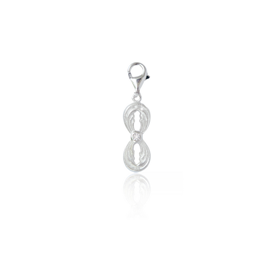 Infinity pendant small - silver