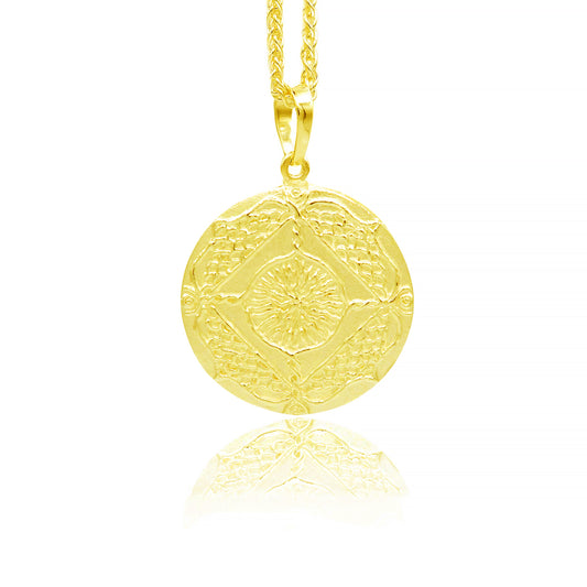 Scorpio Zodiac Sign Pendant - Gold