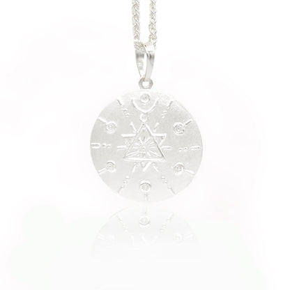 Taurus Zodiac Sign Pendant - Silver