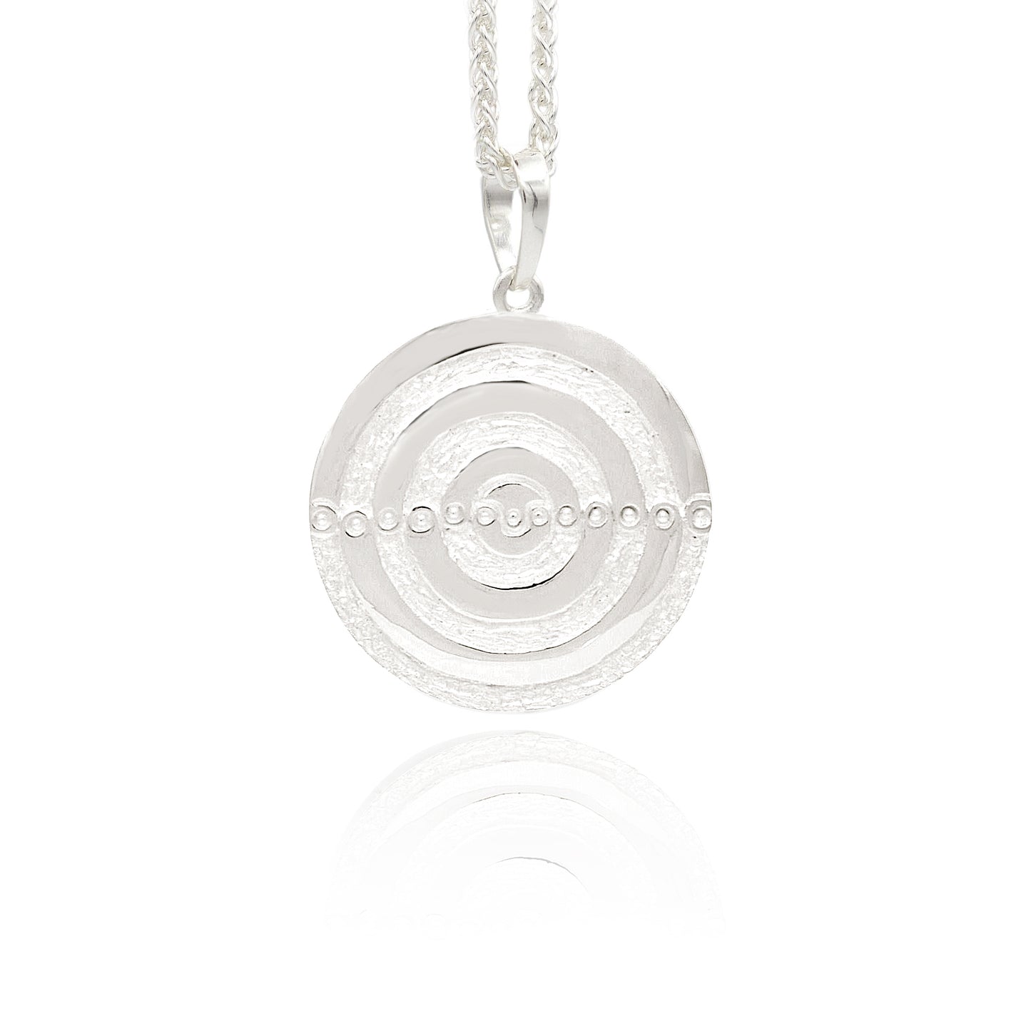 Libra Zodiac Sign Pendant - Silver