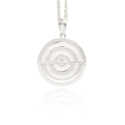 Libra Zodiac Sign Pendant - Silver