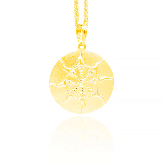 Aries Zodiac Sign Pendant - Gold